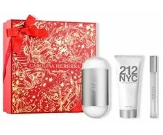 Carolina Herrera 212 Nyc Eau De Toilette Purškiklis, 100 ml Set 3 Pieces