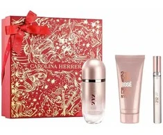 Carolina Herrera 212 Vip Rose Eau De Perfume Purškiklis, 80 ml Set 3 Pieces