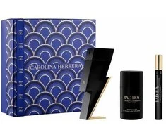 Carolina Herrera Bad Boy tualetinis vanduo purškiklis, 100 ml rinkinys 3 vnt.
