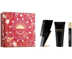 Carolina Herrera Bad Boy tualetinis vanduo purškiklis 100 ml rinkinys 3 vnt. 2023 m.