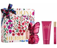 Carolina Herrera La Bomba Set rinkinys moterims (EDP, 80 ml + EDP, 10 ml + kūno losjonas, 100 ml)