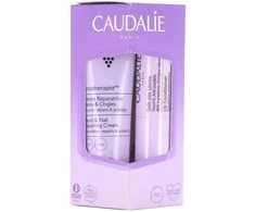 Caudalie Vinotherapist Hand and Nail Repair Kreminis 30 ml + Lip Care 4.5 g rankų kremo ir lūpų balzamo rinkinys