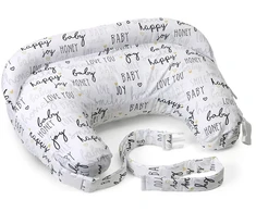 Chicco Boppy Deluxe Hello Baby maitinimo pagalvė