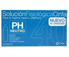 Cinfa Solución Fisiológica Para Higiene Nasal 40 Unidosis