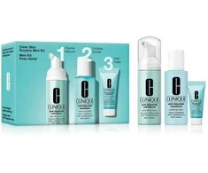 „Clinique Anti-Blemish Solutions“ 3 žingsnių odos priežiūros sistema, 3 dalių dėklas