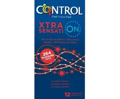 Prezervatyvai Control Xtra Sensation 12 vienetų