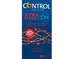 Prezervatyvai Control Xtra Sensation 12 vienetų