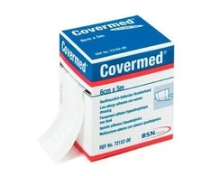 Hipoalerginė lipni tvarsčių juostelė Covermed Tira Apósito Adhesivo Hipoalergénico 6 Cm X 5 M Bsn Medical