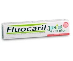 Fluocaril Junior Raudona Fruit Gel 75ml