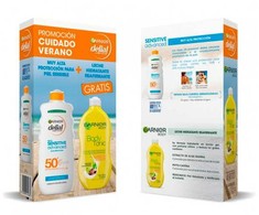 apsauga nuo saulės Delial Leche F 50 400ml + Sensit Aft 100ml