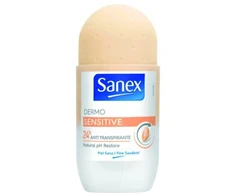 Sanex Dermo Dezodorantas Roll on Sensitive rutulinis dezodorantas, 50 ml