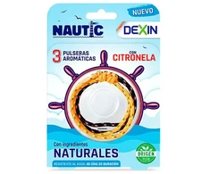 „Dexin“ jūrinė aromatinė apyrankė su citronelėmis (3 vnt.)