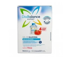 Diabalance Expert Glucose Gel Sustained Effect Braškių 4 paketėliai