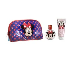 Disney Minnie Toilet Bag rinkinys vaikams (kosmetinė + EDT, 50 ml + dušo gelis, 100 ml)