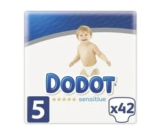 "Dodot Sensitive T-5" 42 vienetai