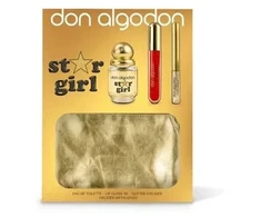 Don Algodón Set Star Girl EDT, 30 ml Lūpų blizgis Glitter Akių apvadas Neceser