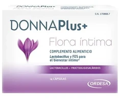 Donna Plus Donnaplus maisto papildas Flora Intima Plus 14 kapsulių