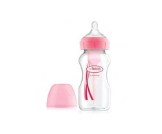 Dr. Brown's kūdikių buteliukas PP rožinis 240ml 1vnt