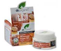 Dr Organic Moroccan Argan Oil Night Kreminis 50ml