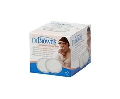 DR.BROWN'S Dr. Browno vienkartiniai krūtų įklotai 60 vienetų