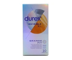 Durex Invisible XL itin ploni prezervatyvai 10 vienetų