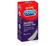 Durex Prezervatyvai Total Contact 6U