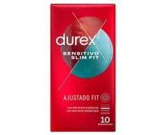 Durex Sensitive Slim Fit 10 vienetų