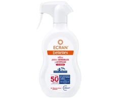 "Ecran Denenes Sensitive" apsauginis pienelis nuo saulės Spf50 purškiamas 300ml