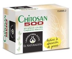 "El Natural" Chitozanas 500 60 kapsulių