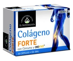 El Natural Colageno Forte Con Curcuma y Ovomet 60 kapsulių