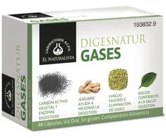 El Natural Digesnatur Gases 650 Mg X 48 kapsulės