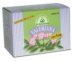 El Natural Valeriana Con Anis 20 Infuziniai paketėliai