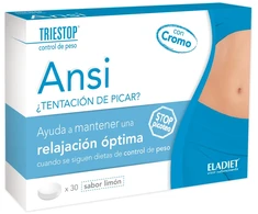 Eladiet Triestop Ansi citrina su chromu 30 vnt