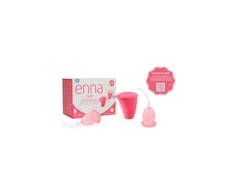 "Enna" ciklo menstruacinė taurė taurė M dydžio 2 taurės sterilizatorius