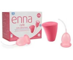 Enna Cycle Menstrual Cup Size S 2 Cups Sterilizer