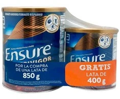 Ensure Nutrivigor šokoladas 850g + 400g nemokama dovana