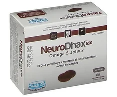 Epadhax Neurodhax Omega 3 550mg 80 Cápsulas