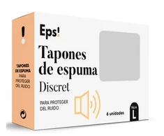Eps putplasčio ausų kištukai Discret 6 vienetai, dydis L