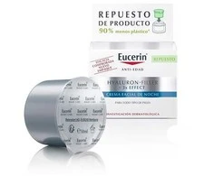 Eucerin Hyaluron-Filler +3x Effect Night Kreminis Refill naktinis kremas papildymo pakuotė, 50 ml