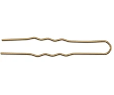 "Eurostil Hair Invisible Hair Pin Bag Bronze bronziniai plaukų smeigtukai 20vnt