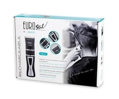 Eurostil elektrinė K3600 keraminė įkraunama plaukų kirpimo mašinėlė juoda juoda 5w 1vnt