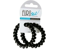Eurostil Negro Negro Gomas En Espiral Grande 55cm Pack 1un