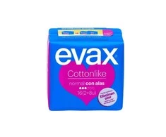 "Evax Cottonlike Normal" su sparnais 16 vienetų
