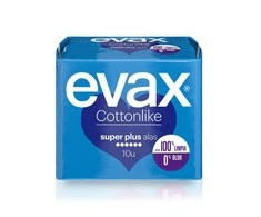 "Evax Cottonlike Súper Plus"įklotai su sparnais 10 vienetų