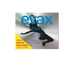 "Evax Liberty Night Normal" higieniniai įklotai su sparneliais 12 vienetų