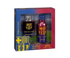 EP Line "FC Barcelona" tualetinis vanduo su purškikliu 100 ml 2 dalių rinkinys