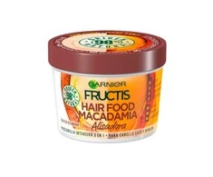 "Garnier Fructis Hair Food Macadamia Smoothing Mask" glotninanti plaukų kaukė 390ml