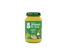Gerber Ekologiška tyrė žirnių, bulvių su vištiena 190g 1 vnt