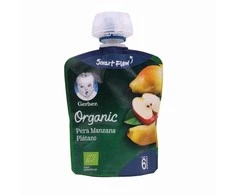 "Gerber" tyrelė ekologiškos kriaušės obuoliai bananai 4X