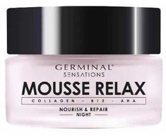 Germinal Sensations Mousse Relax Night naktinis veido kremas, 50 ml